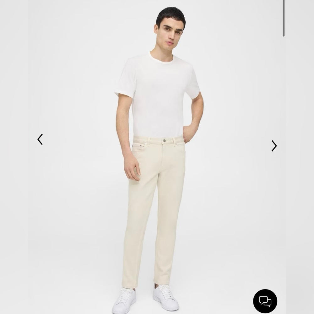 Theory skinny fit jean in stretch fabric